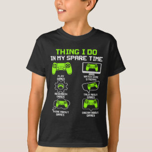 Camiseta Coisas Engraçadas Que Eu Faço No Meu Tempo De Uso
