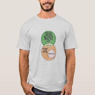 Camiseta Coisas Que Eu Deveria Fazer Com Meu Diagrama De Vi