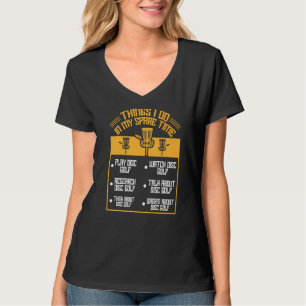 Camiseta Coisas Que Eu Faço Em Meu Disco Esportivo De Tempo
