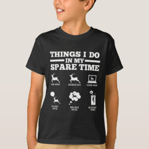Camiseta Coisas Que Eu Faço Em Meus Deers De Tempo Pouco