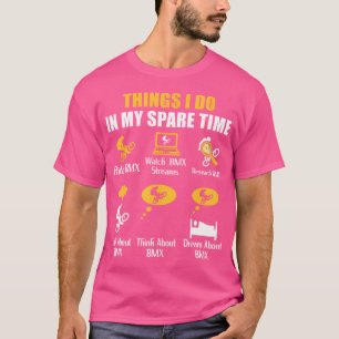 Camiseta Coisas Que Eu Faço No Meu Tempo Esparso, Engraçada