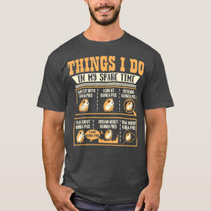 Camiseta Coisas Que Eu Faço No Meu Tempo Inteiro Guineense