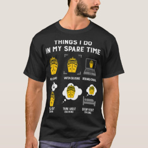 Camiseta Coisas Que Eu Faço No Meu Tempo Inteiro Vão Cruz