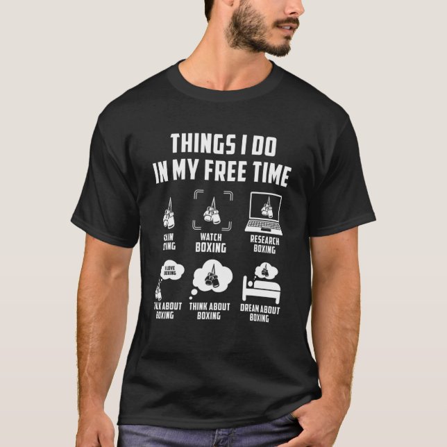 Camiseta Coisas Que Eu Faço No Meu Tempo Livre Assistindo P (Frente)