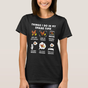 Camiseta Coisas que Eu Faço no Meu Tempo Livre Criador de G