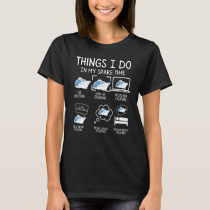 Camiseta Coisas Que Eu Faço No Meu Tempo Livre Cruzando Fér