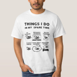 Camiseta Coisas Que Eu Faço No Meu Tempo Livre É Engraçado