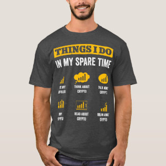 Camiseta Coisas Que Eu Faço No Meu Tempo Livre Engraçado Ne