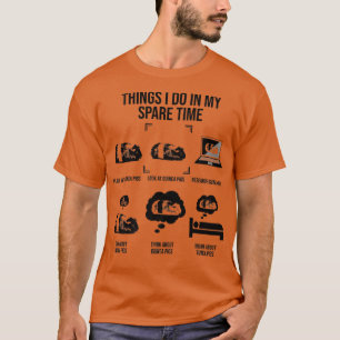 Camiseta Coisas Que Eu Faço No Meu Tempo Livre, Pigão Da Gu