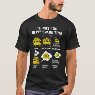 Camiseta Coisas Que Eu Faço No Meu Tempo Livre Vão Acampar 