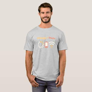 Camiseta Coisas que Eu Odeio Codificação de Computador