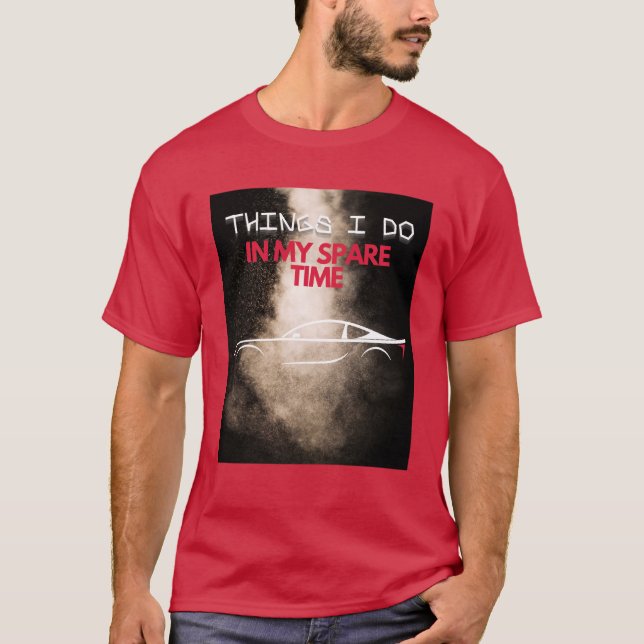 Camiseta Coisas Que Faço No Meu Tempo Livre (Frente)