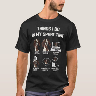 Camiseta Coisas que faço no meu tempo livre Fazenda de cabr
