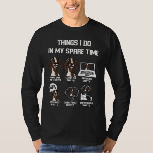 Camiseta Coisas que faço no meu tempo livre Fazenda de cabr