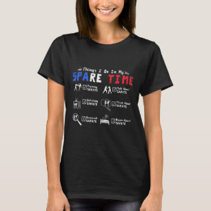 Camiseta Coisas que faço no meu tempo livre treinando Savat