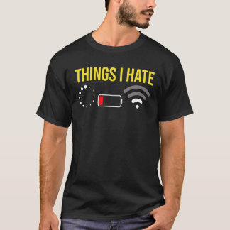 Camiseta Coisas Que Odeio Programador Gamer Meninas Engraça