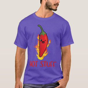 Camiseta Coisas Quentes Piadas de Pimenta Chile Pun Jokes p