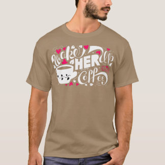 Camiseta Coisas sobre um café