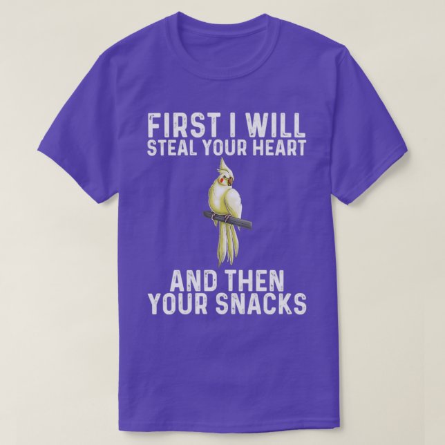 Camiseta Cokatiel Bird Parrot 10 (Frente do Design)