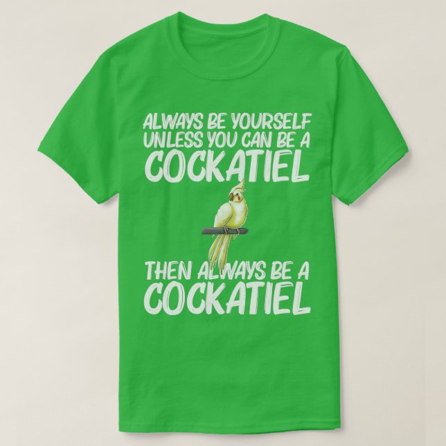 Camiseta Cokatiel Bird Parrot 5 (Frente do Design)