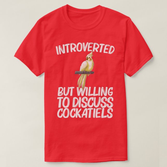 Camiseta Cokatiel Bird Parrot 6 (Frente do Design)