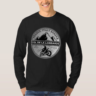 Camiseta Col de la Lombarde french Alpes motobike presentes