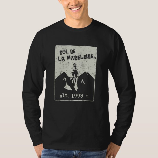 Camiseta Col De la Madeleine Cycling Bike Souvenir 1 (Frente)