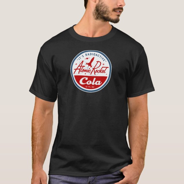 Camiseta Cola atômica de Rocket (Frente)