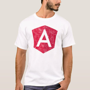 Camiseta Colaborador angular do Javascript do vintage JS