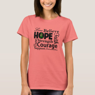 Camiseta Colagem colagoga do cancer da esperança