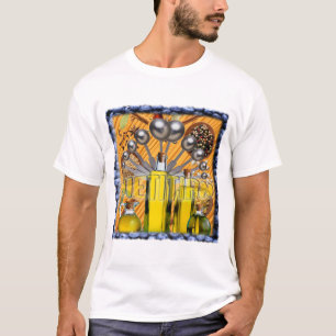 CAMISETA COLAGEM DA COMIDA DA DIETISTA