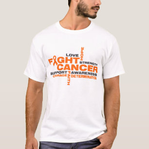 Camiseta Colagem da luta da leucemia