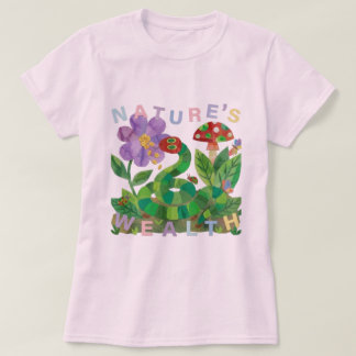 Camiseta Colagem da Riqueza da Natureza