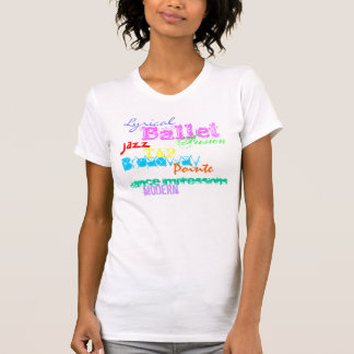 Camiseta Colagem das impressões da dança