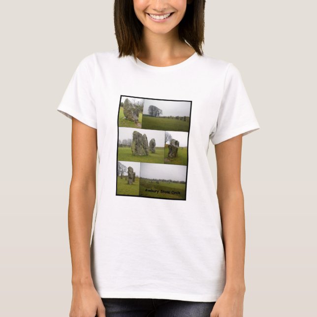 Camiseta Colagem de Avebury (Frente)