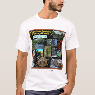 Camiseta Colagem de Cambria County