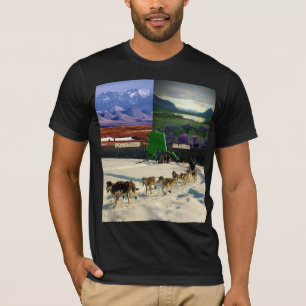 Camiseta Colagem de Fairbanks, Alaska