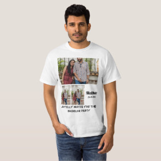 Camiseta Colagem de Fotografias personalizada 3 do Bachelor