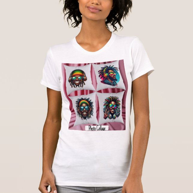 Camiseta Colagem de Fotos (Frente)