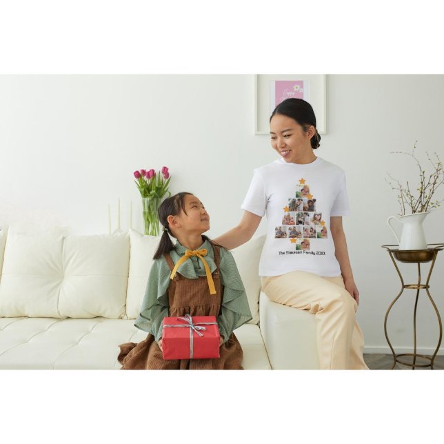 Camiseta Colagem de Fotos 11 da Família de Divertimento Per (Criador carregado)