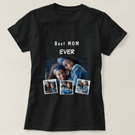 Camiseta Colagem de fotos da família da mãe