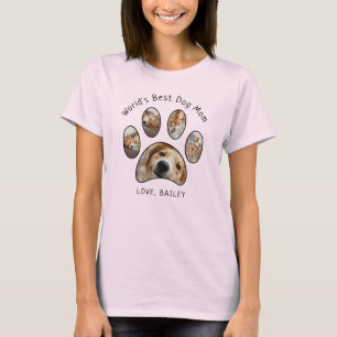 Camiseta Colagem de Fotos de Patinhas Fofas do Animal de Es
