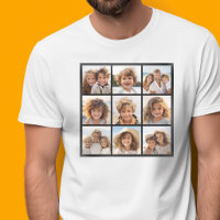 Colagem de fotos do Instagram com 9 fotos quadrada