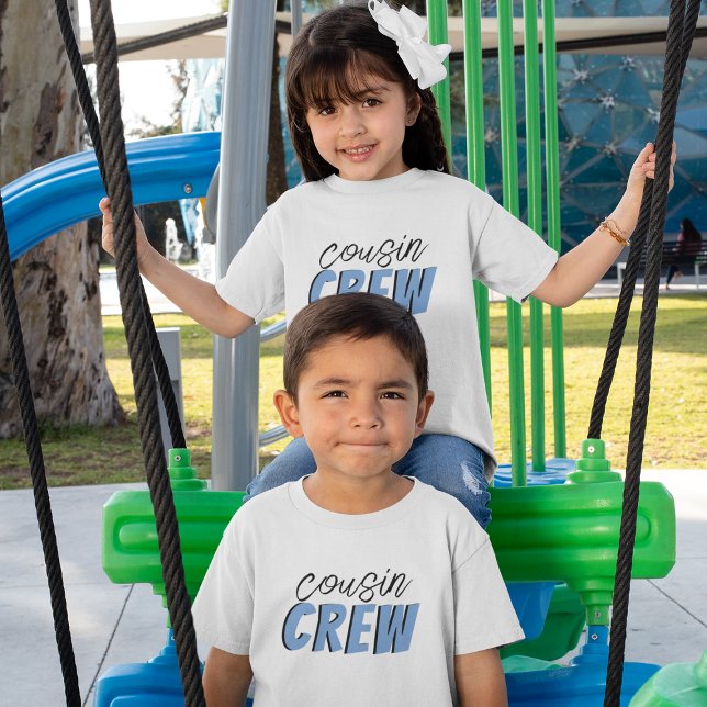 Camiseta Colagem de Fotos Equipe de Primos (Criador carregado)