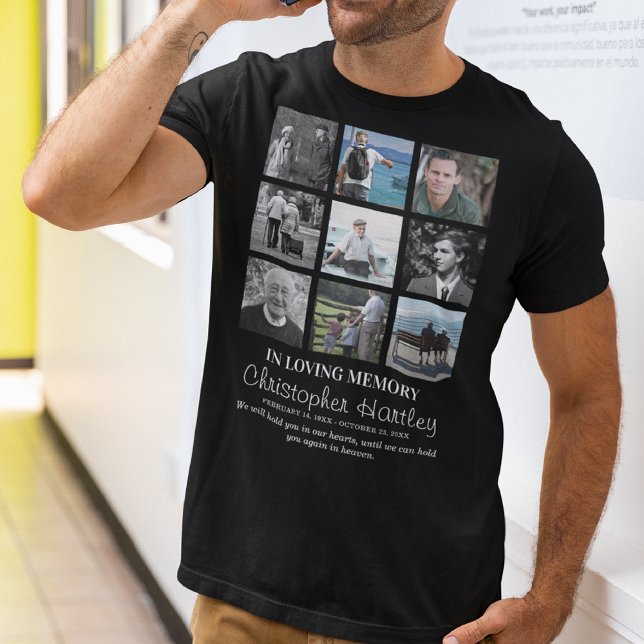 Camiseta Colagem De Fotos Moderna No Memorial De Adortos (Criador carregado)