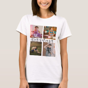 Camiseta Colagem de Fotos Moderna Personalizada e Legal