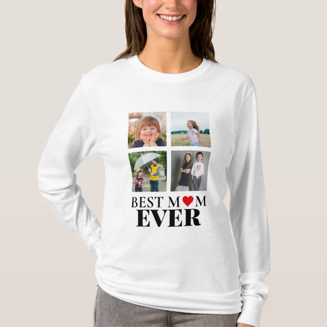 Camiseta Colagem de Fotos Personalizada (Frente)