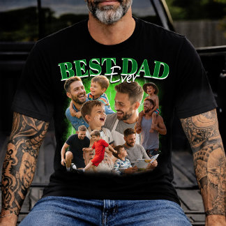 Camiseta Colagem de Fotos Personalizada Bootleg 90s Melhor
