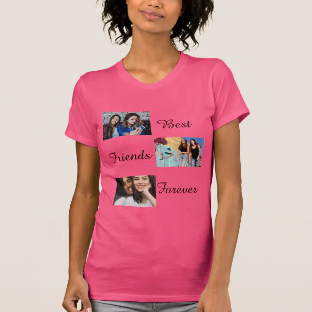 Melhores Amigas Camisetas Estampadas Para Amigas Camiseta Colagem