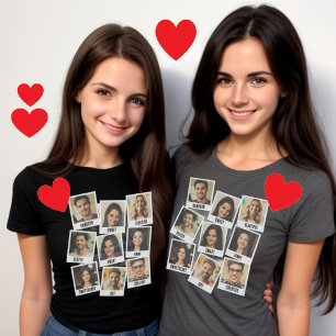 Camiseta Colagem de fotos personalizadas